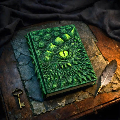 3D Dragon Eye Embossed Journal