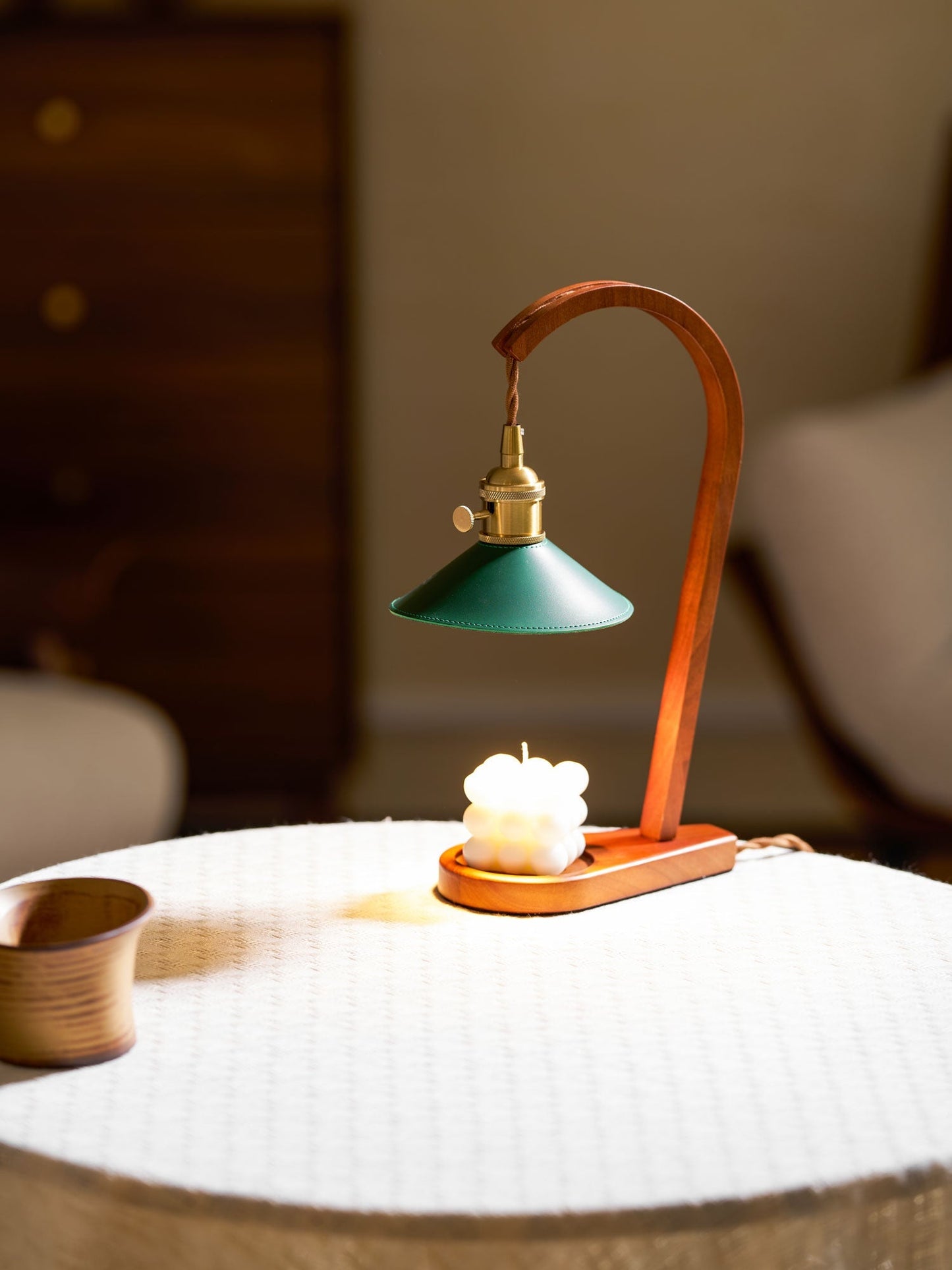 Curved Gooseneck Candle Warmer Lamp