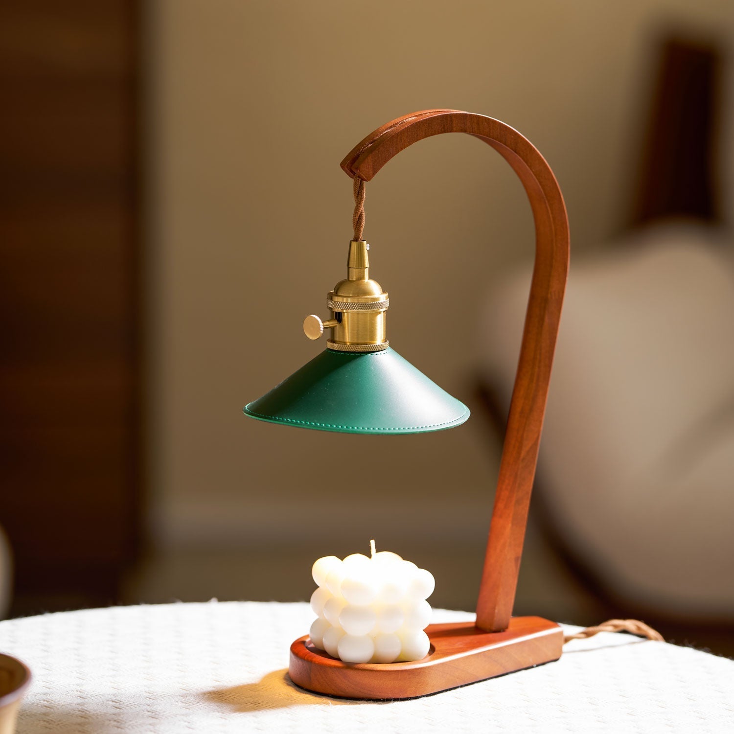 Curved Gooseneck Candle Warmer Lamp