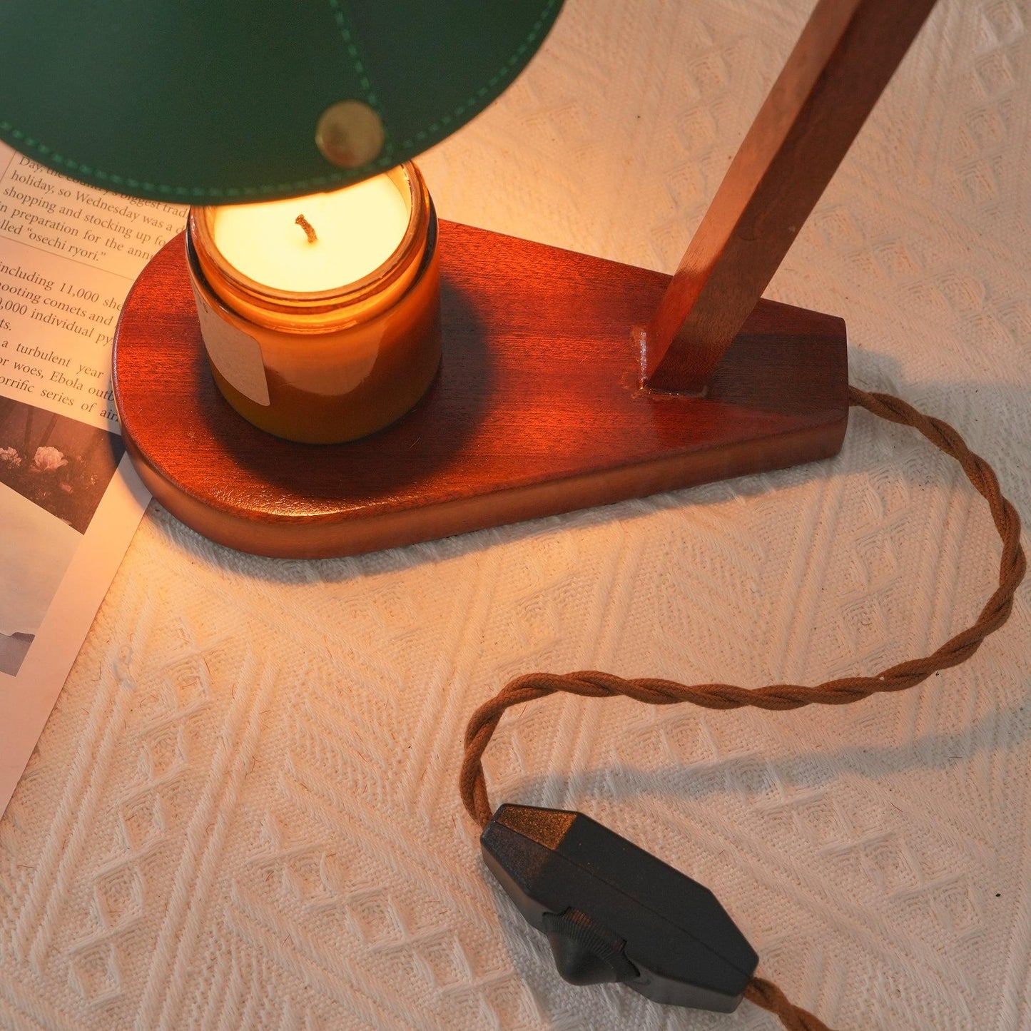 Curved Gooseneck Candle Warmer Lamp