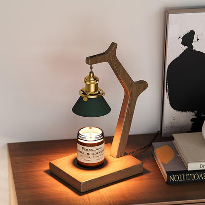 Wooden Joint Arm Candle Warmer Lamp
