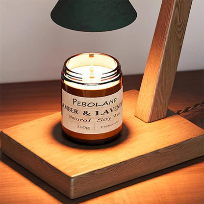 Wooden Joint Arm Candle Warmer Lamp