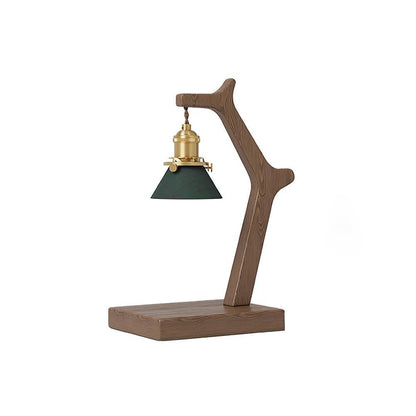 Wooden Joint Arm Candle Warmer Lamp