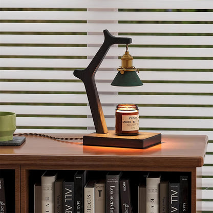 Wooden Joint Arm Candle Warmer Lamp