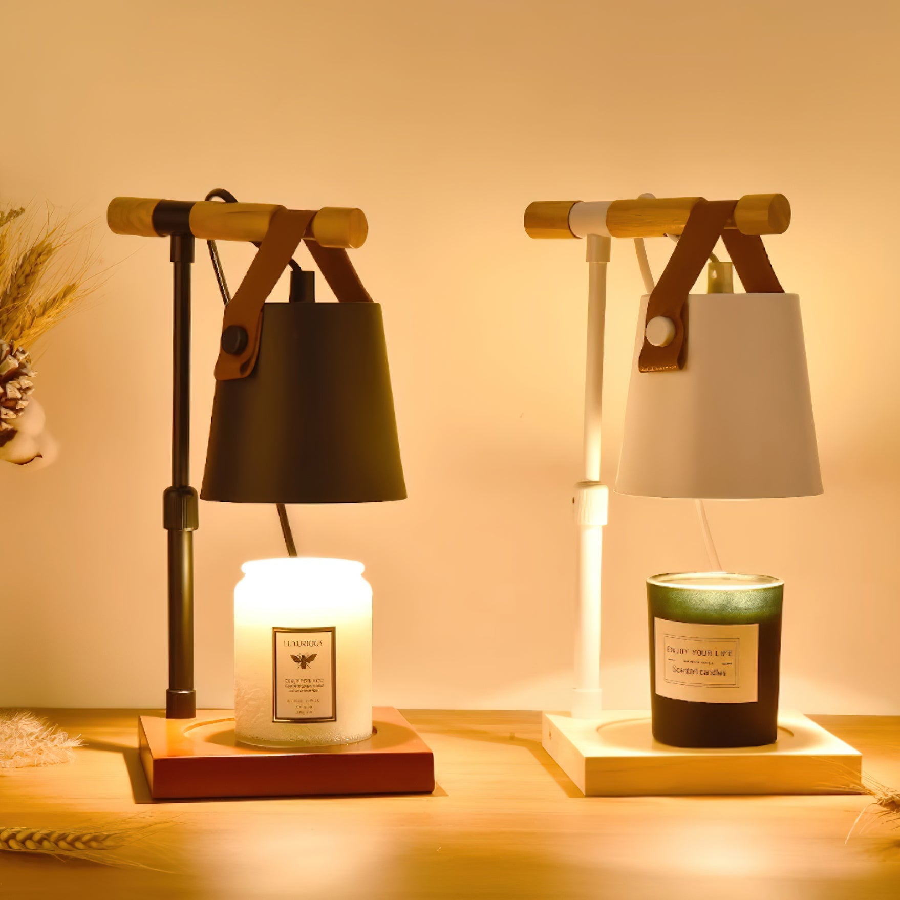 Industrial Clamp Candle Warmer Lamp