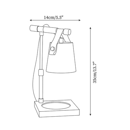 Industrial Clamp Candle Warmer Lamp
