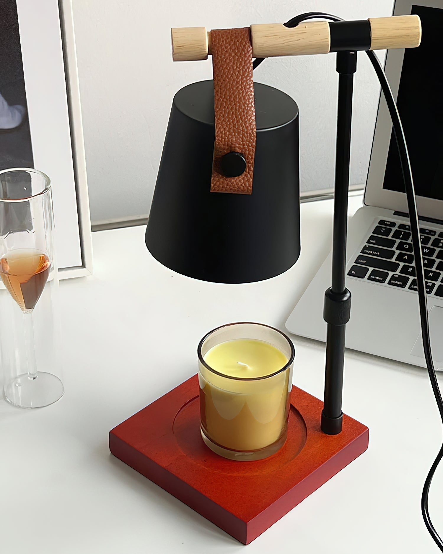Industrial Clamp Candle Warmer Lamp