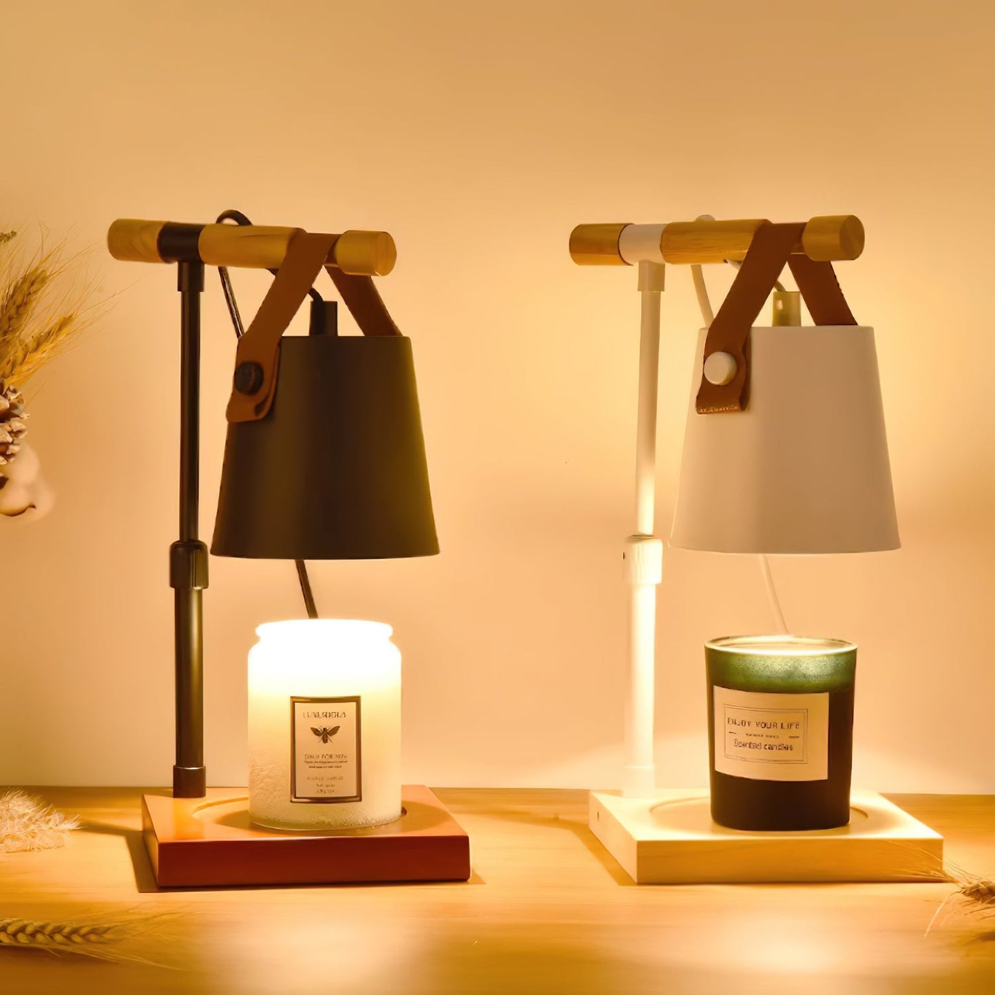 Industrial Clamp Candle Warmer Lamp