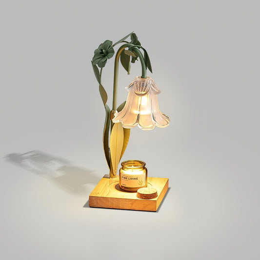 Art Deco Candle Warmer Lamp