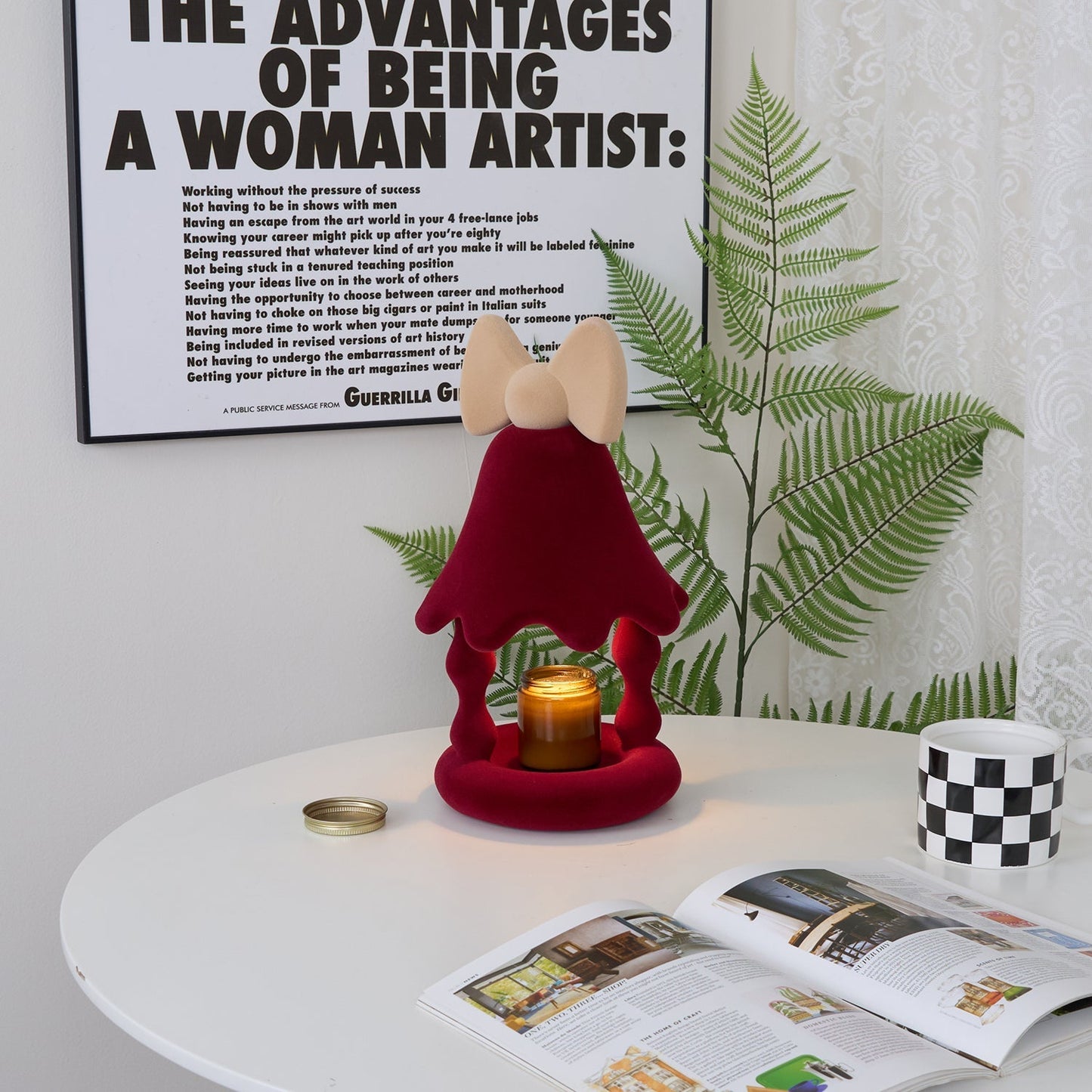 Festive Figurine Candle Warmer Lamp