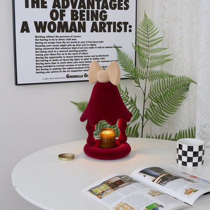Festive Figurine Candle Warmer Lamp