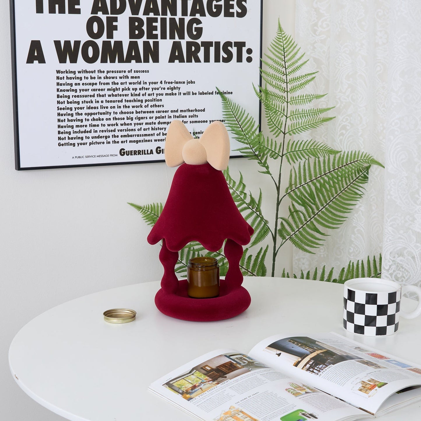 Festive Figurine Candle Warmer Lamp