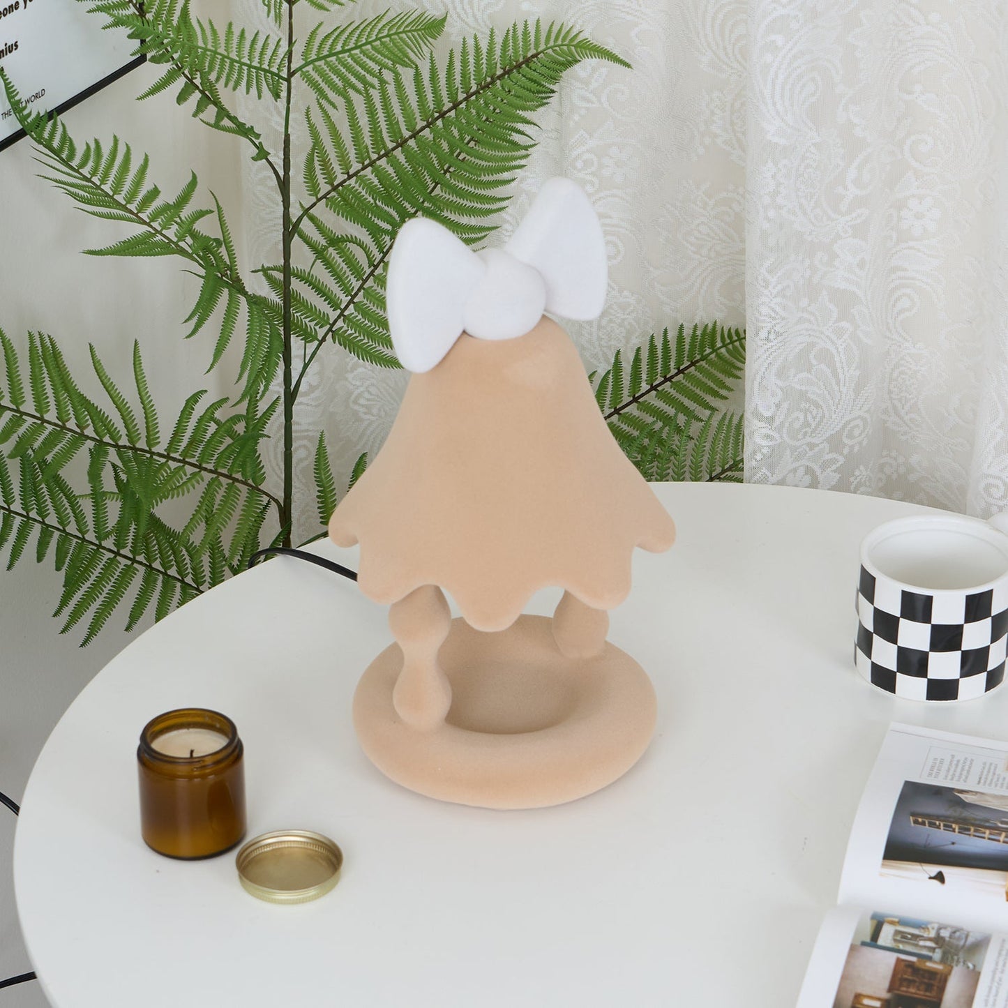 Festive Figurine Candle Warmer Lamp
