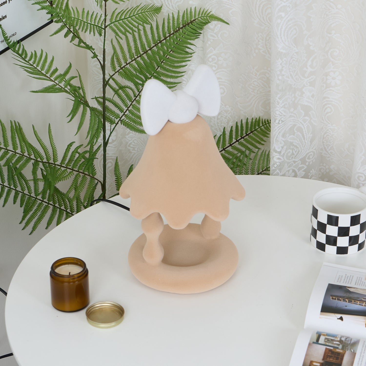 Festive Figurine Candle Warmer Lamp