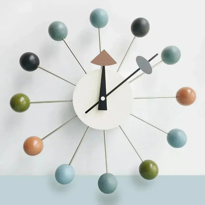 Ball Accent Modern Design Wall Clock
